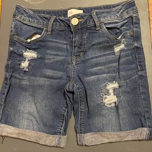 Girls Size 12 Kohl’s So Distressed Jean Shorts
